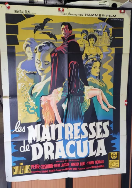 "Les Maitresses De Dracula" Affiche Cinema 120X160