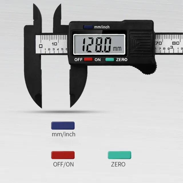 100mm/4inch Measuring Tool Micrometer Large LCD Screen Gauge Digital Caliper