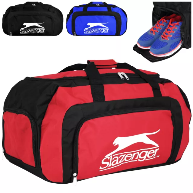 55L Slazenger Sporttasche Schuhfach Sport Tasche Trainingstasche Reisetasche NEU