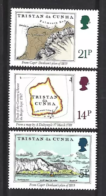 Tristan Da Cunha 1981 Early Maps Unmounted Mint, Mnh