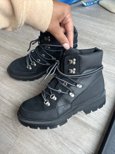 Timberland Cortina Valley Hiker Boot - 0A5NJ7 - Black  - Women's Size 9