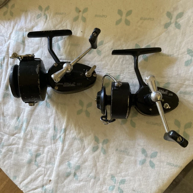VINTAGE MITCHELL SPINNING Reels 308 + 300 FOR PARTS/REPAIRS