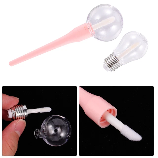 24 Tubetti Lucidalabbra 10 Ml Con Pennello - Contenitori Ricaricabili Per Balsamo E Trucco Fai Da Te - Foto 9