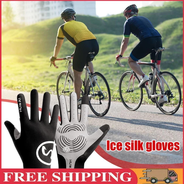 Vollfinger Fahrradhandschuhe Rutschfeste Reithandschuhe für den Sommersport (Sch