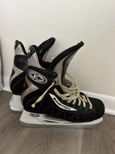 EASTON Magnum Men’s Ice Hockey Skates Black Mint Condition Size 8D