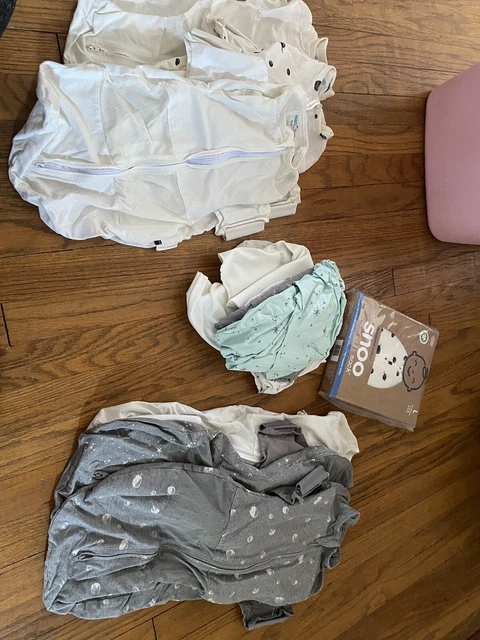 Sacos de dormir para bebé Snoo Happiest 3 pequeños 3 medianos 1 grandes y 4 sábanas ajustadas