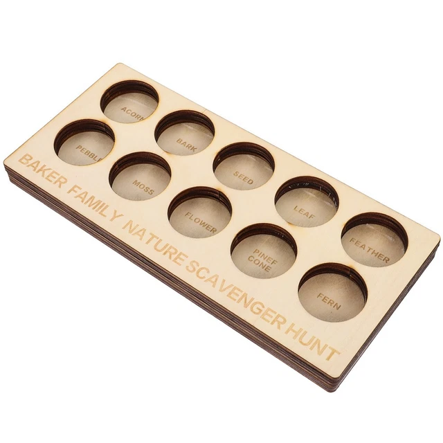 EXPLORATION DISPLAY BOARD Travel Games Natural Wood Collecting Tray $24 ...
