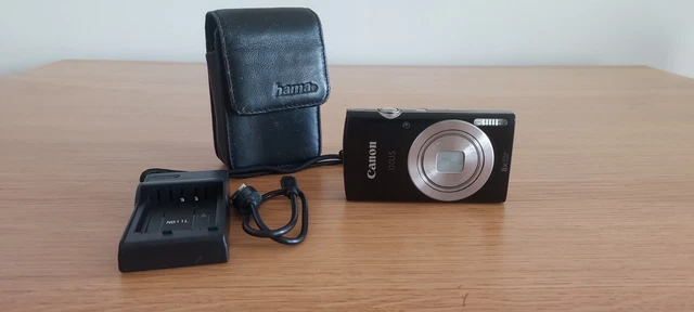 Canon Ixus 185 8 X Optical Zoom Digital Camera Black With Charger & Case