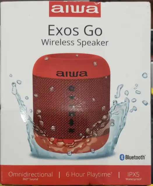 AIWA Exos Go Wireless Waterproof Bluetooth Speaker