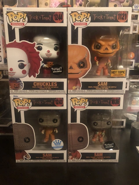 Funko Pop Horror Trick R Treat Lot Sam Chuckles Hot Topic Spirit Shop Exclusives