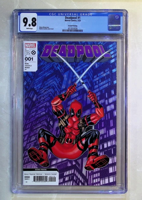 Deadpool #1 (2023 Marvel Comics) 2nd Print CGC 9.8