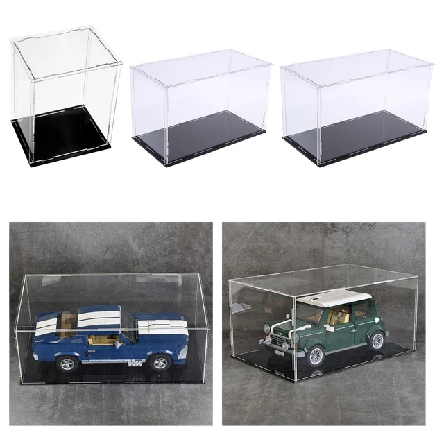 Vitrine En Acrylique Transparente - Cubes De 10 à 70 Cm Pour Modèles De Voiture, Figurines, Bijoux, Décoration