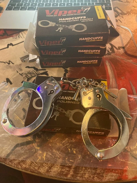 Viper Handcuffs Job Lot (4 pairs with keys)