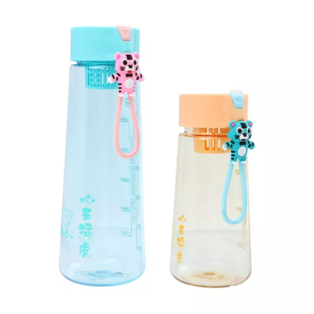 2 Pcs Water Bottle Hiking Drinking Portable Hydro Jug Child Summer Outdoor