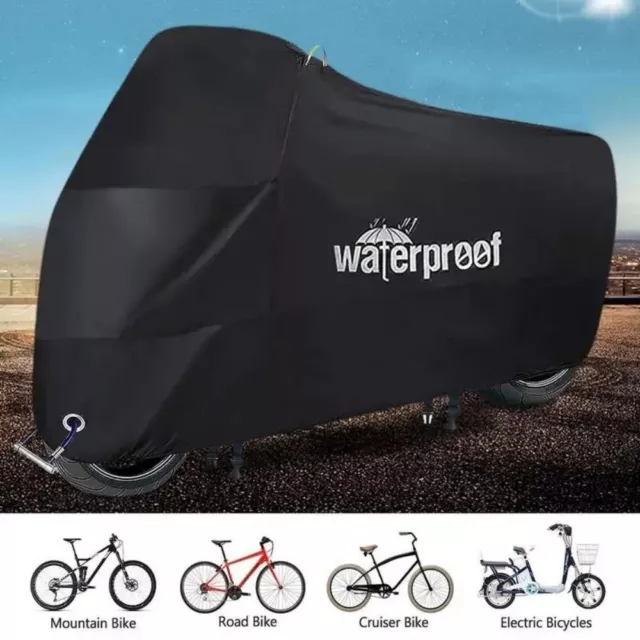 Waterproof Motorcycle Cover Oxford Cloth Dustproof Sunscreen Rain Cover Outdoor
