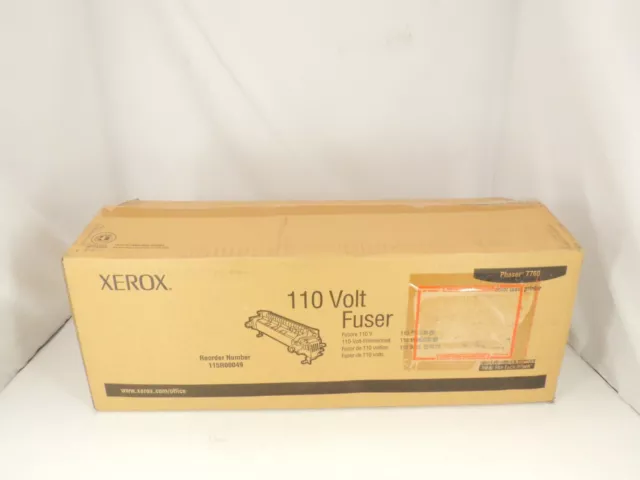 NEW Open Box GENUINE Xerox Phaser 7760 110 Volt Fuser 115R00049