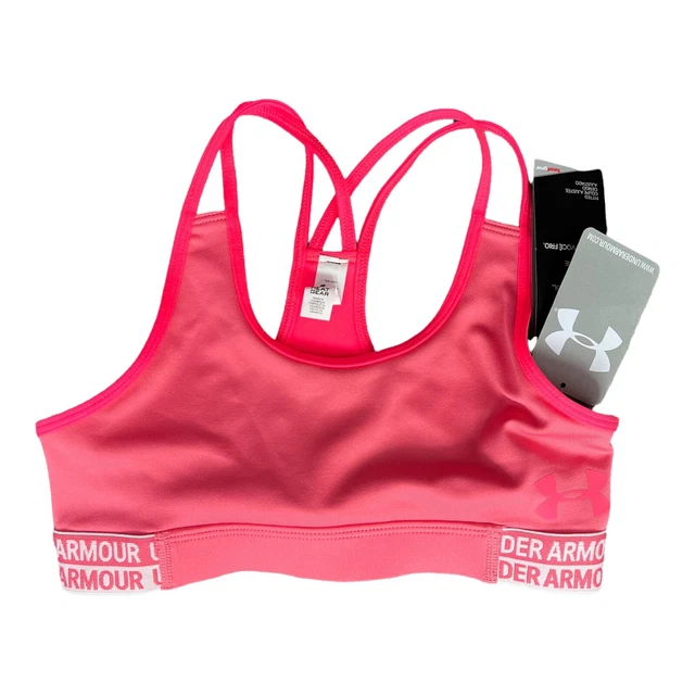 Reggiseno Under Armour HeatGear Sport Esercizio Corsa Junior Taglia Media