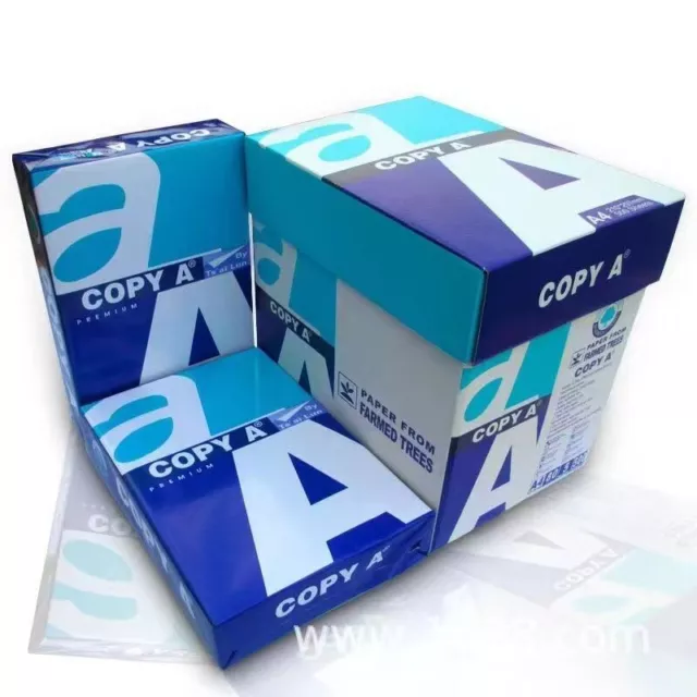 Printing Office A4 White Paper 80Gsm Printer Copier 5 Reams Of 500 Sheets Box