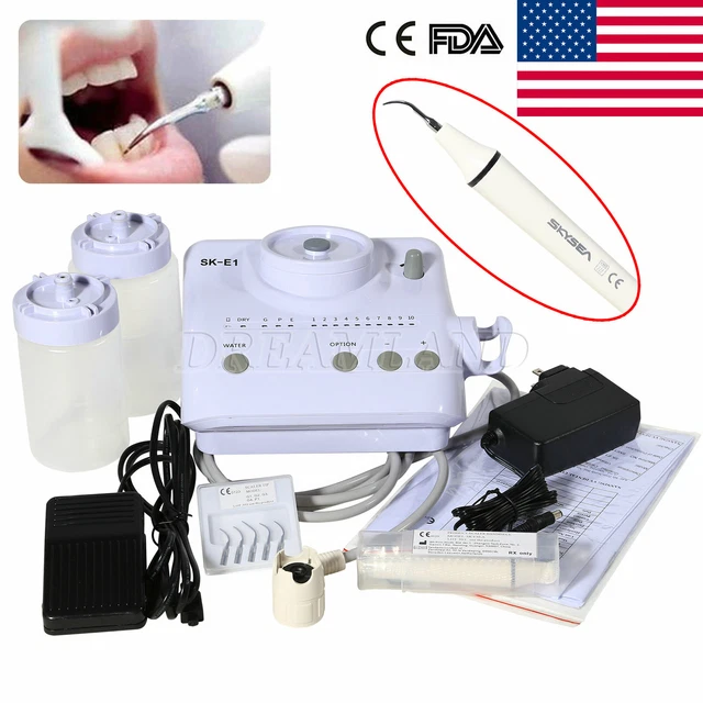Self Dosing Dental Ultrasonic Piezo Scaler Super fit Woodpecker EMS E1