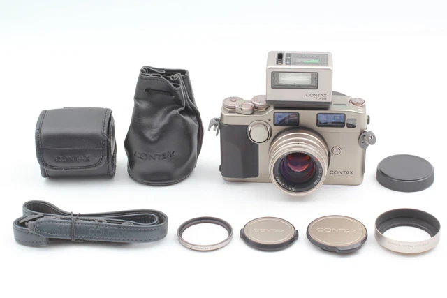 [N MINT/ TLA200 Flash] Contax G2 Rangefinder Film Camera 45mm F2 Lens From JAPAN