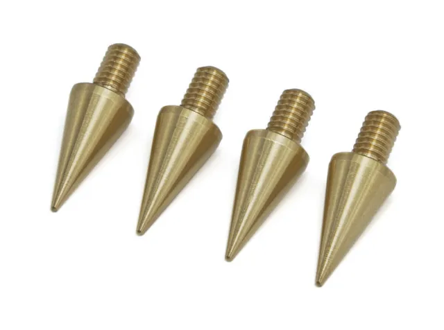 Speaker Spikes M4 Brass for HiFi Pads, Shoes, Feet L-18mm - Set of 4 pcs