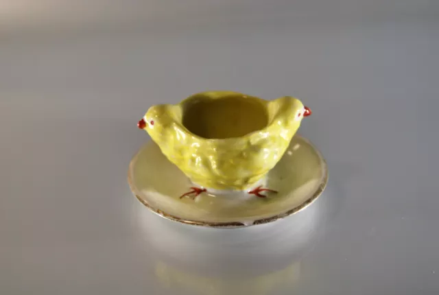 COQUETIER POUSSIN porcelaine MEHUN Charles PILLIVUYT 1940