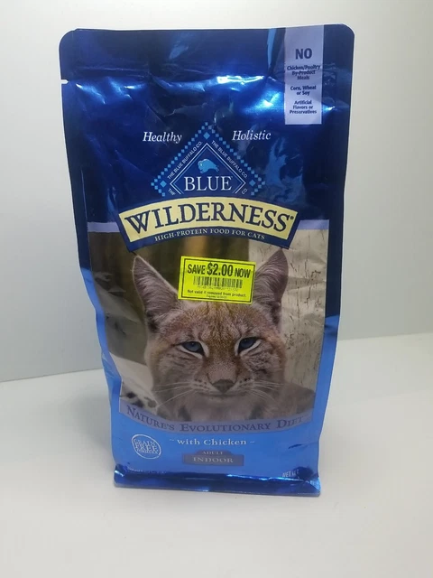 Búfalo azul desierto alta en proteínas natural adulto interior seco gato comida pollo