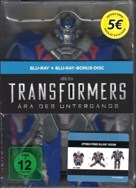 Transformers: ÄRA DES UNTERGANGS - OPTIMUS PRIME Blu Ray Special Edition -NEU