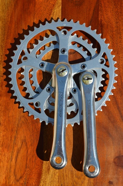 Pédalier Stronglight 107 Triple – 175mm 52/42/32 – Aluminium – Vélo Course – France