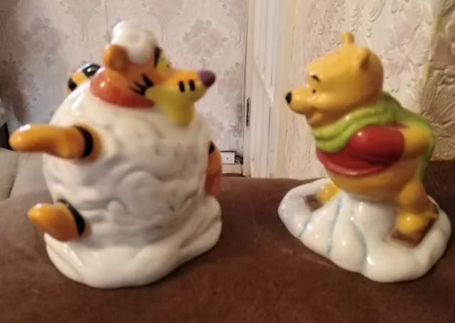 Cardew Disney Winnie The Pooh & Tigger Christmas Salts From Salt & Pepper