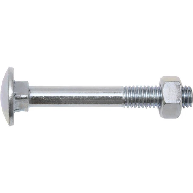 SWG 223 6 80 67 Boulon de carrosserie 6 mm 80 mm 4 pans DIN 603 acier galvanisé