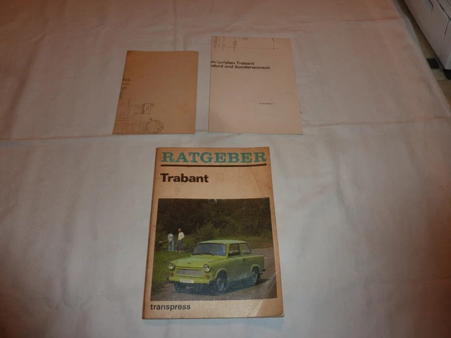 REPARATURANLEITUNG REPARATURHANDBUCH HANDBUCH Trabant 601 Ausgabe 1975