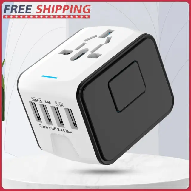 Fast Charging 18W Outlet Adapter Portable AC Power Plug Adapter for AU UK EU US