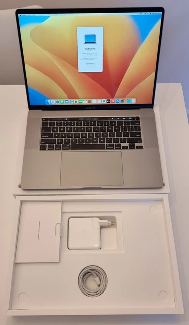 Apple MacBook Pro 16" A2141 Space Gray i7 2,6 GHz 16GB 512SSD TouchBar
