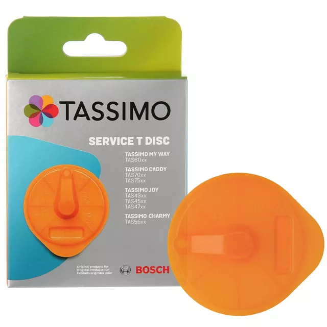 Original Bosch Tassimo Kaffeeentkalker Service T-Disc Reinigungsscheibe 00576837