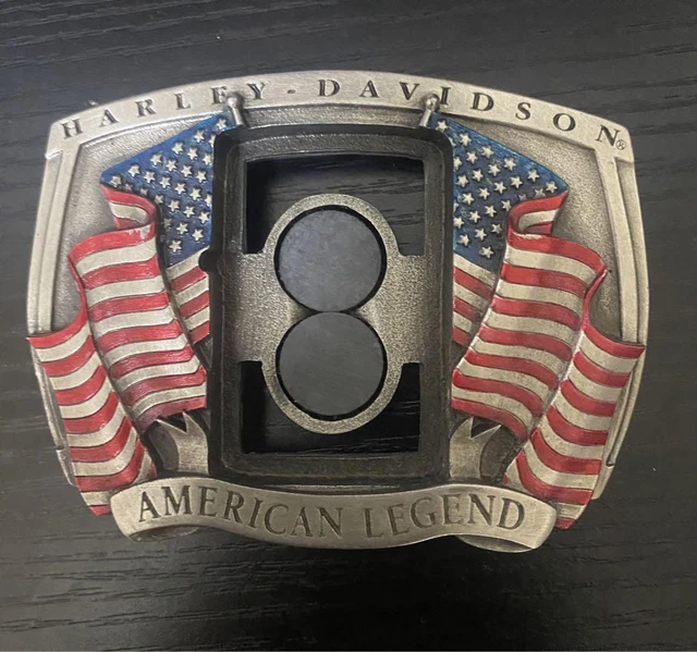 Zippo USA vintage 1996H-D Harley Davidson belt buckle unused imported from Japan