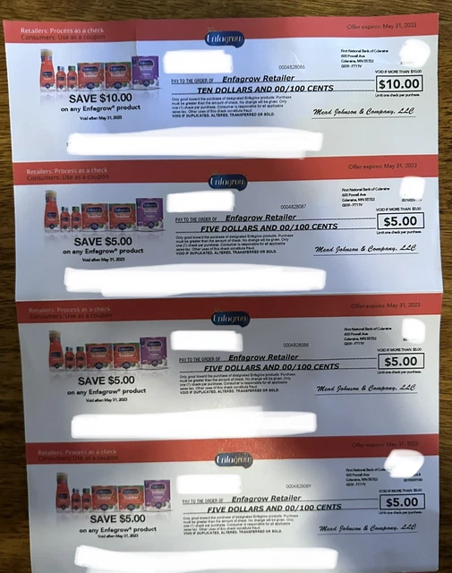 Enfagrow Coupons $25 1/$10 3/$5