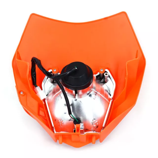 Headlight Head Light Lamp Front Universal 12V Orange Fits For 950 Super Enduro