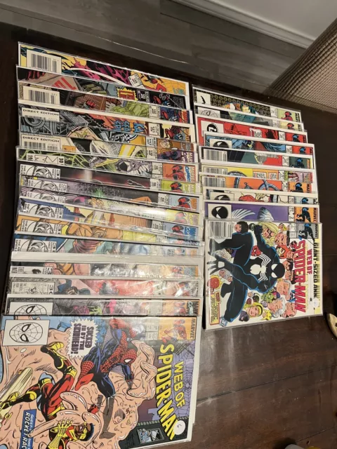 Web of Spider-Man Comic Book Lot