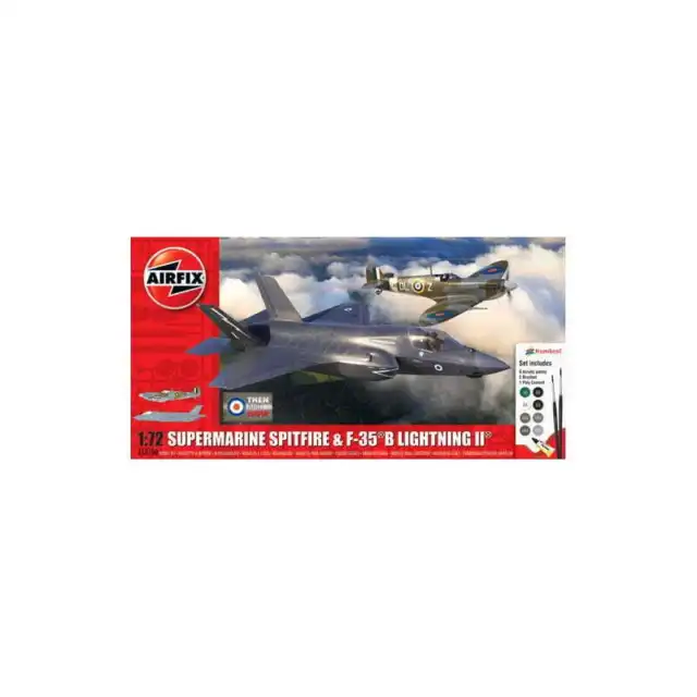 Airfix 50190 Supermarine Spitfire & F-35B Lightning II Then & Now