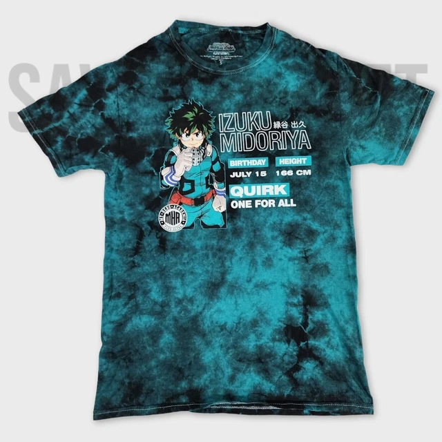 T-Shirt My Flame Academia X Burger King DEKU Taille M - Collector Neuf, Bleu
