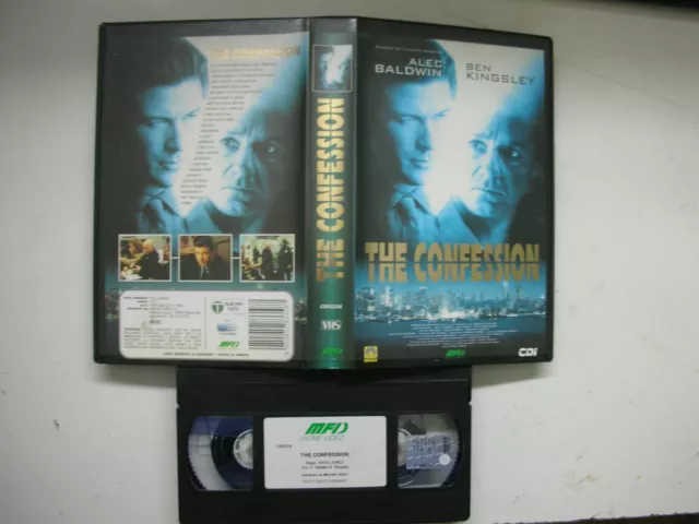 THE CONFESSION 1998 VHS italiano ITA Alec Baldwin Ben Kingsley Amy Irving Konway