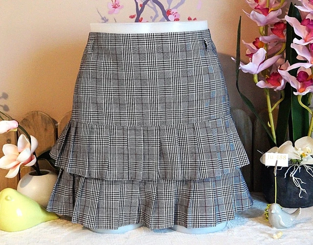 Jupe Mi-longue Rayée Bleu Et Blanc Autrement Vu Taille 40 – Occasion Très Bon état, été, Style Crayon