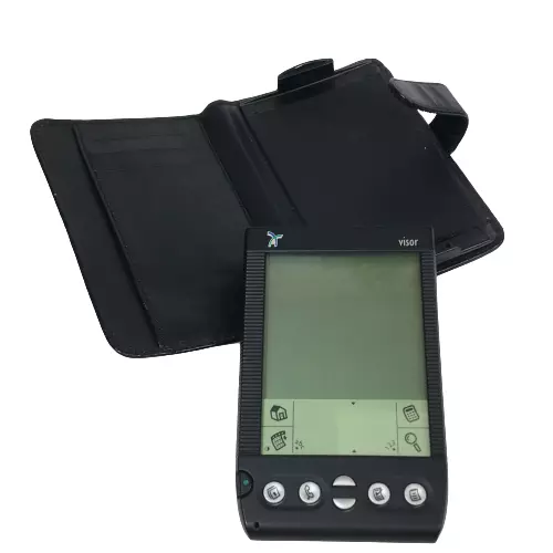 Vintage Handspring Visor Handheld Portable PDA Organizer Palm Pilot w/Case WORKS