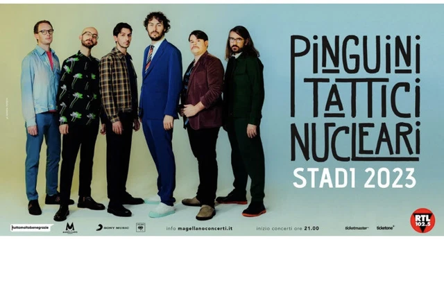 Biglietti concerto Pinguini Tattici Nucleari- Prato 15 Luglio, Firenze 2023