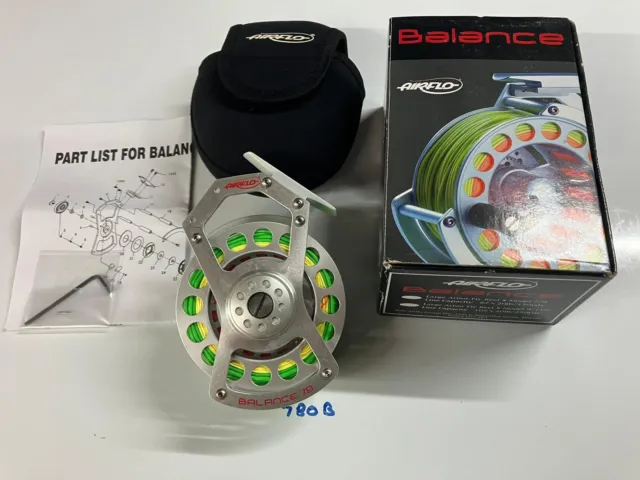 FLY FISHING REEL Loaded With An Airflow Line £11.00 - PicClick UK