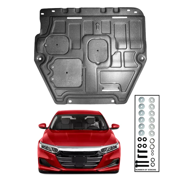 ENGINE SPLASH SHIELD For 20212022 Honda Accord Black Unde Engine Guard