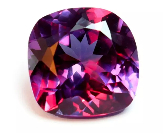 Purple Sapphire Natural 20.10 Ct Certified Cushion Cut Unheated Loose Gemstone