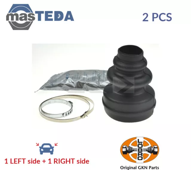 305495 Cv Joint Boot Kit Pair Transmission End Front Right Left Lobro 2Pcs New