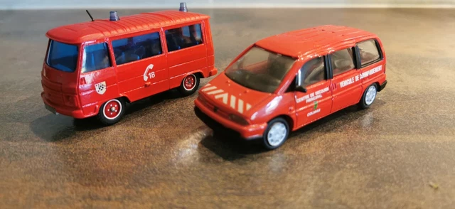 Lot 15 Solido Pompiers 1/43 & 1/50 – Acmat, Renault, Dodge (état Neuf Sous Boîte)